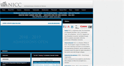 Desktop Screenshot of niccindia.org