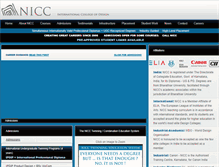 Tablet Screenshot of niccindia.org